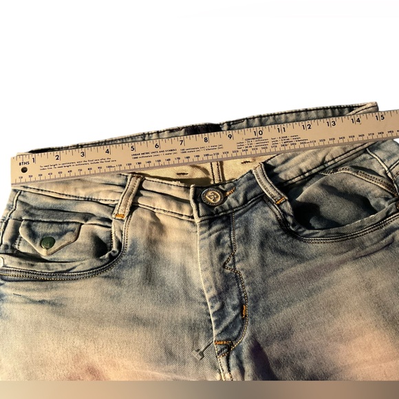 ZYKER Mens Faded Look Jeans - Picture 9 of 12